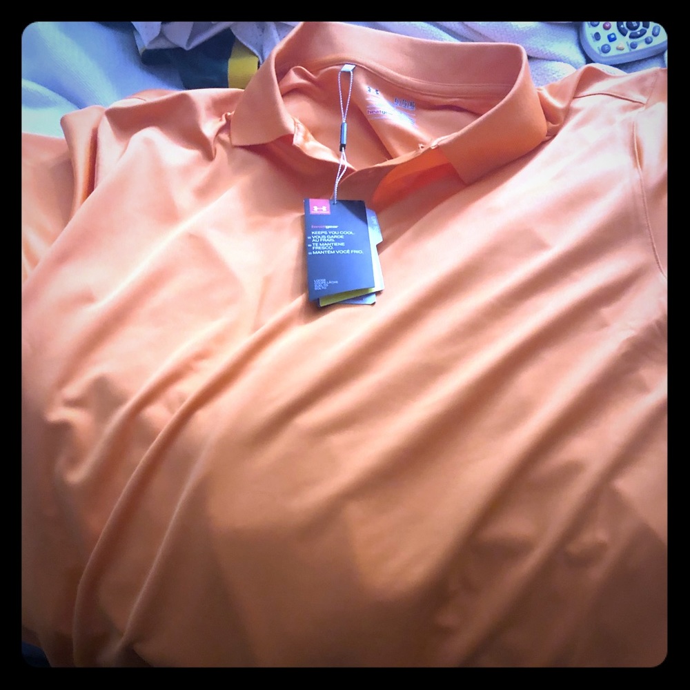 Under armour with tags polo